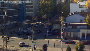 Смерть прохожего в центре города зафиксировала веб-камера